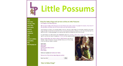 Desktop Screenshot of littlepossums.co.uk